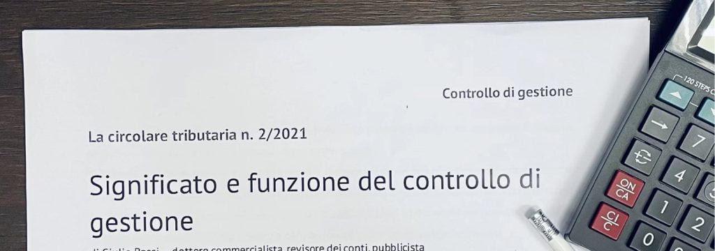 immagine introduttiva dell articolo riguardante Finalmente anche i tributaristi danno rilevanza al controllo di gestione!